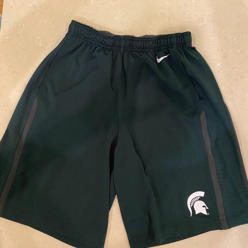 Michigan State Basketball Shorts Large
